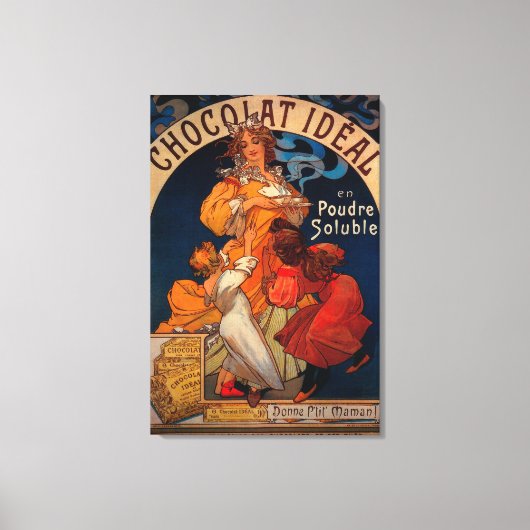 Chocolat Ideal PosterEurope Canvas Afdruk (Voorkant)