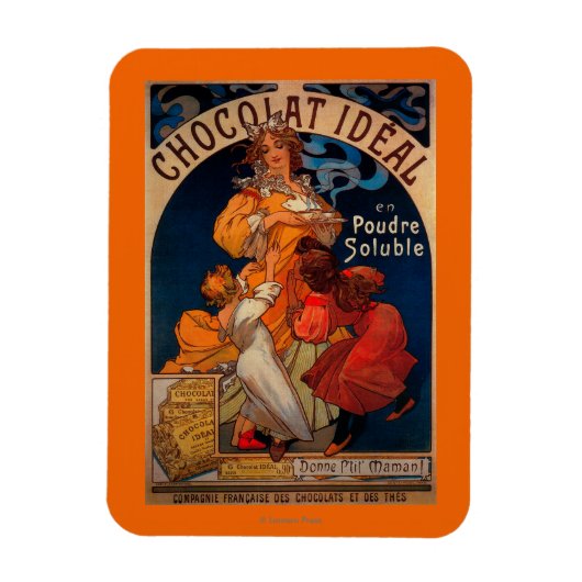 Chocolat Ideal PosterEurope Magneet (Verticaal)
