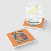 Chocolat Ideal  PosterEurope Stenen Onderzetter (Zijkant)