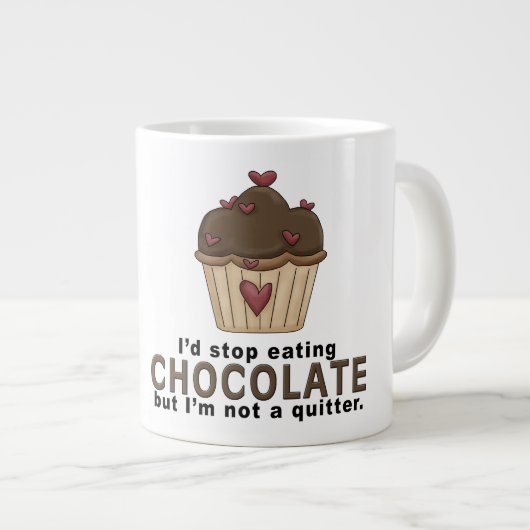 Chocolat - Jumbo Mug (Devant droit)