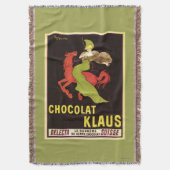Chocolat Klaus Advertisement Poster Deken (Voorkant Verticaal)