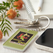 Chocolat Klaus Advertisement Poster Sleutelhanger (Voorkant Rechts)