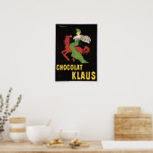 CHOCOLAT KLAUS Beverage Drink en  Art Deco Poster (Keuken)