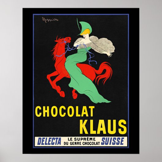 Chocolat Klaus, reclame, Poster (Voorkant)