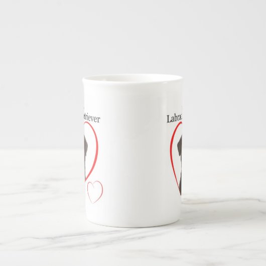 Chocolat Lab Love Mug (Devant)