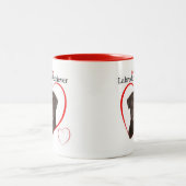 Chocolat Lab Love Mug (Centre)