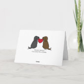 Chocolat Labrador et Merci Black Labrador (Dos)