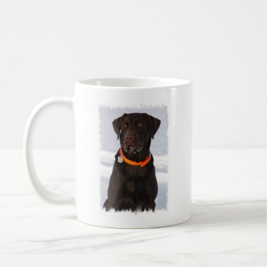 Chocolat Labrador Mug (Gauche)