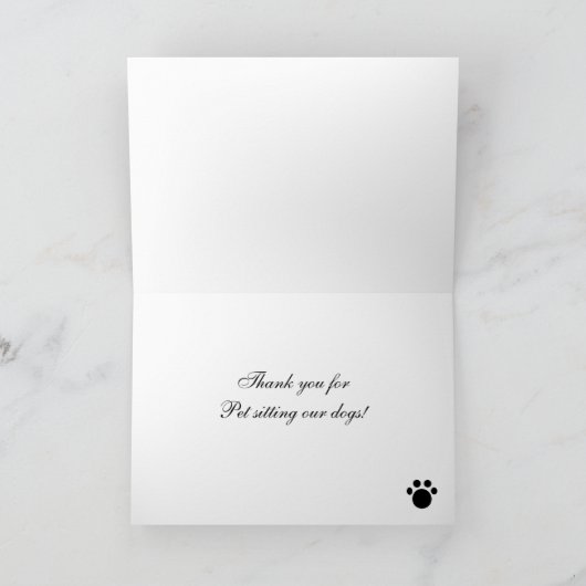 Chocolat Labrador Peinture Merci (Intérieur)