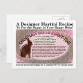 Chocolat Lapin de Pâques - Carte de Recette Tini M (Devant / Derrière)