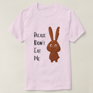 Chocolat Lapin De Pâques T-Shirt Drôle