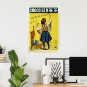 Chocolat Menier Frans Adverteren Poster (Thuiskantoor)