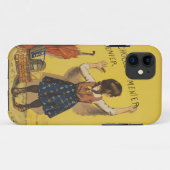 Chocolat menier meisje muur schrijven Case-Mate iPhone case (Achterkant (horizontaal))