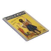 Chocolat Menier Meisje Schrijft op de Muur Notitieboek (Rechterzijde)