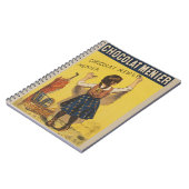 Chocolat Menier Meisje Schrijft op de Muur Notitieboek (Linkerzijde)