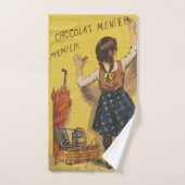 Chocolat Menier Petite fille Mur écriture (Serviette à main)