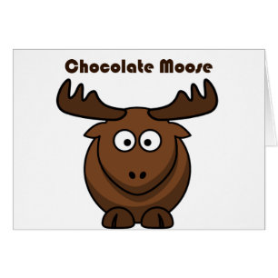 Chocolat mignon Moose drôle Plaisanterie jeu de de