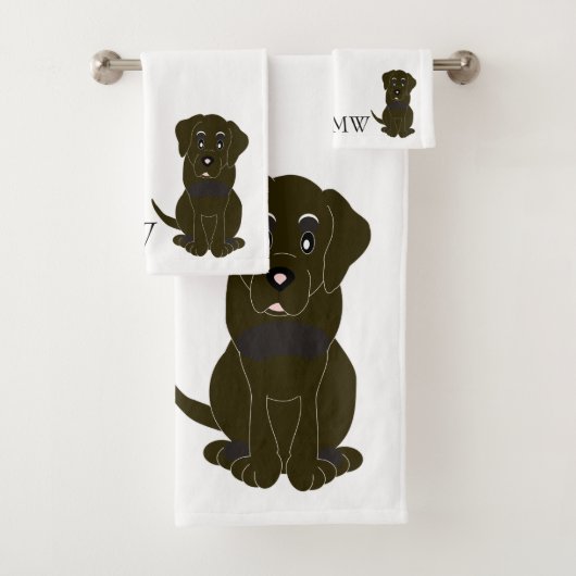 Chocolat monogramme Labrador Chien Design (En situation)