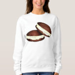 Chocolat PA Dutch Whoopie Pie Pies Sweatshirt<br><div class="desc">Le sweatshirt présente une illustration originale d'une délicieuse tarte au chocolat whoopie.</div>