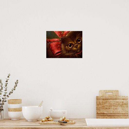 CHOCOLAT PERSIAN CAT POSTER (Cuisine)
