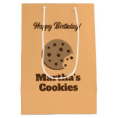 Chocolat personnalisé biscuit cadeau sac pour Anni (Dos)