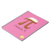 Chocolat Pi Cute Math Pi Carnet jour (Côté gauche)
