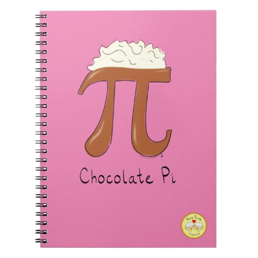 Chocolat Pi Cute Math Pi Carnet jour (Devant)