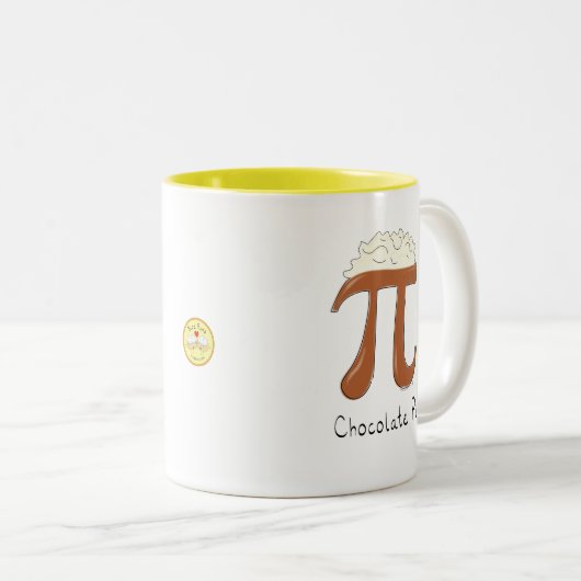 Chocolat Pi Cute Math Pi Day Café Mug (Devant droit)