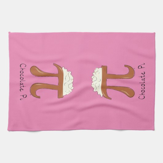Chocolat Pi Math Cute Pie Cuisine Serviette de cui (Horizontal)