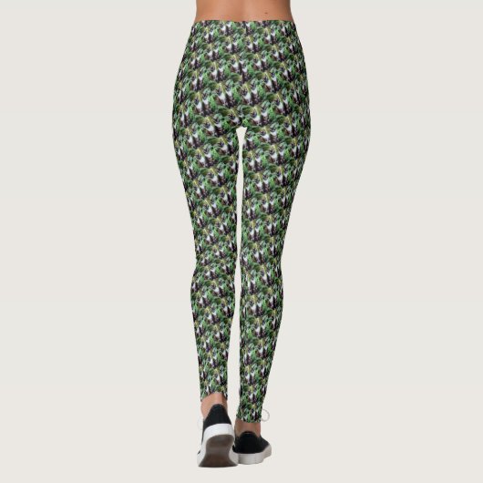 Chocolat Siamese Chat Twins, Leggings (Dos)