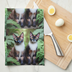 Chocolat Siamese Chat Twins, Serviette de plat