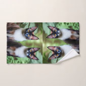 Chocolat Siamese Chat Twins, Serviette main (Serviette à main)