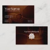 Chocolat Sons Carte de visite (Devant / Derrière)