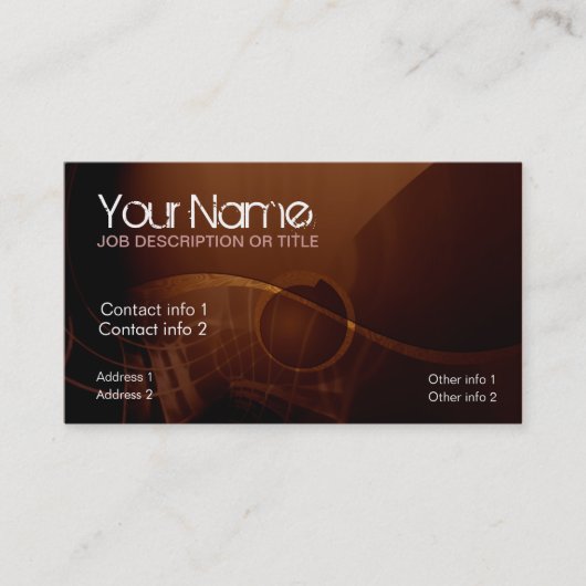 Chocolat Sons Carte de visite (Devant)