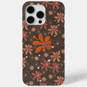 chocolat super floral Coque-Mate coque iphone (Verso)