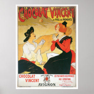 Chocolat Vincent  Food and Art Poster