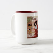 Chocolat Vintage classique Mug (Devant gauche)