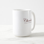 Chocolat Vintage Paris Mug (Devant droit)