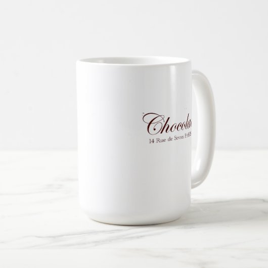 Chocolat Vintage Paris Mug (Devant droit)