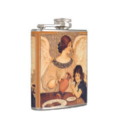 Chocolate Angel Frans Antiek Heupfles (Rechts)