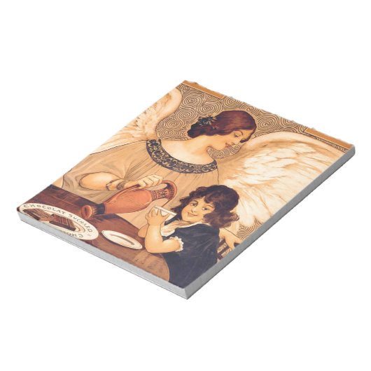 Chocolate Angel Frans Antiek Notitieblok (Gedraaid)