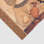 Chocolate Angel Frans Antiek Tissuepapier (Detail)