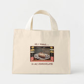 CHOCOLATE BAG MINI TOTE BAG (Voorkant)