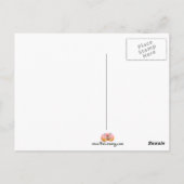 Chocolate bar met missing bite card briefkaart (Achterkant)