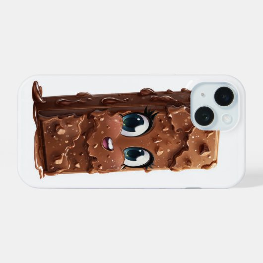 Chocolate Bar Phone Case | Sweet & Fun Chocolate D (Verso Horizontal)