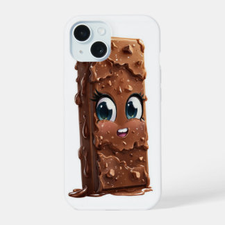 Chocolate Bar Phone Case | Sweet & Fun Chocolate D iPhone 15 Hoesje