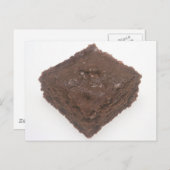 Chocolate Brownie Briefkaart (Voorkant / Achterkant)