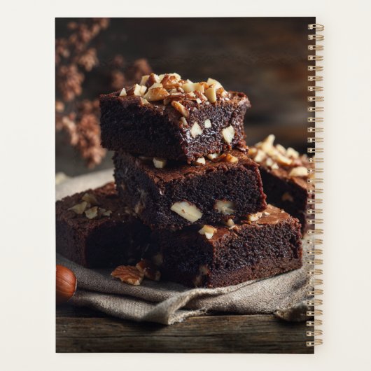 Chocolate Brownie Dessert 2026 Planner (Achterkant)