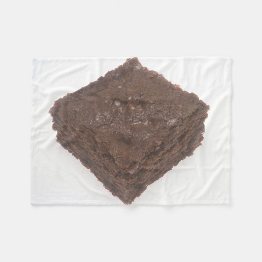 Chocolate Brownie Fleece Deken (Voorkant (Horizontaal))