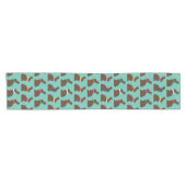 Chocolate Bunnies Table Runner Korte Tafelloper (Horizontaal)